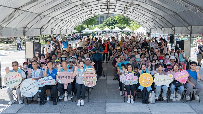 竹市「風城GO GO 健康夠夠」第5場活動大合影。