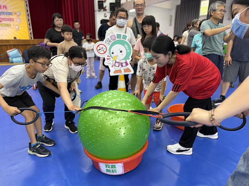 嘉縣世界無菸響應月登場  Q寶特務出擊守護無菸環境