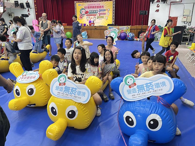 嘉縣世界無菸響應月登場  Q寶特務出擊守護無菸環境