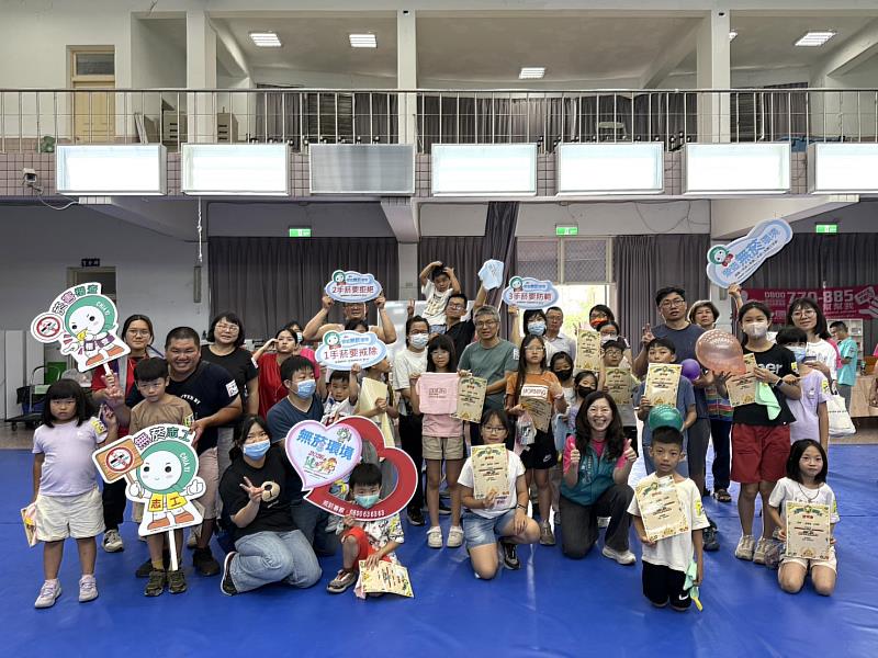 嘉縣世界無菸響應月登場  Q寶特務出擊守護無菸環境