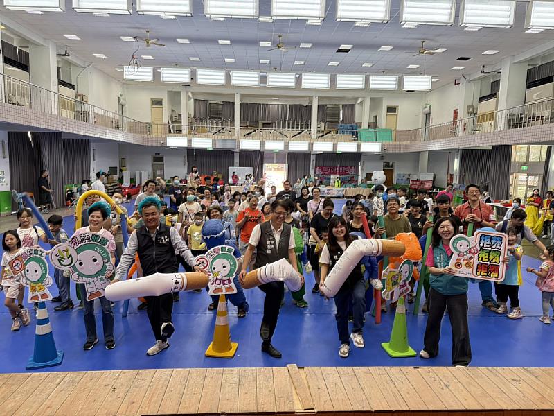 嘉縣世界無菸響應月登場  Q寶特務出擊守護無菸環境