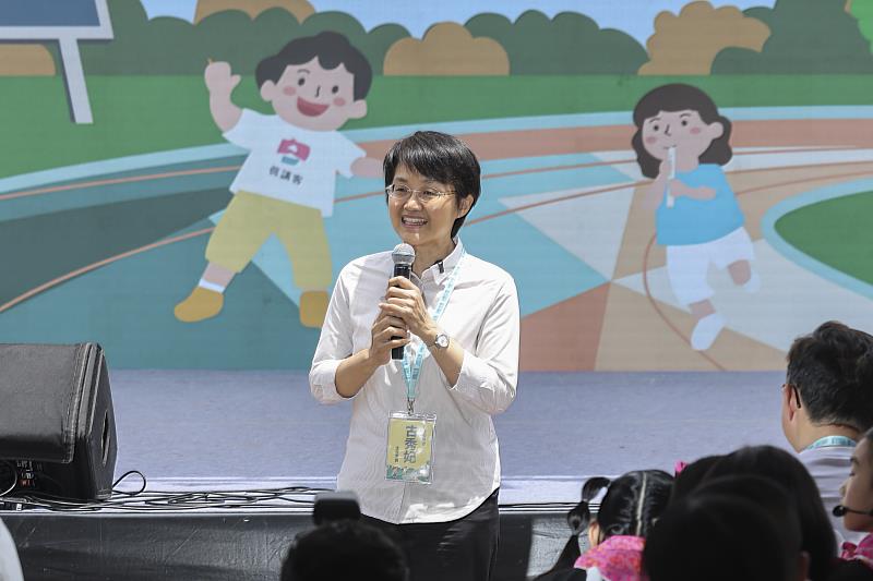 校園唱客成果發表登場_古秀妃主委致詞