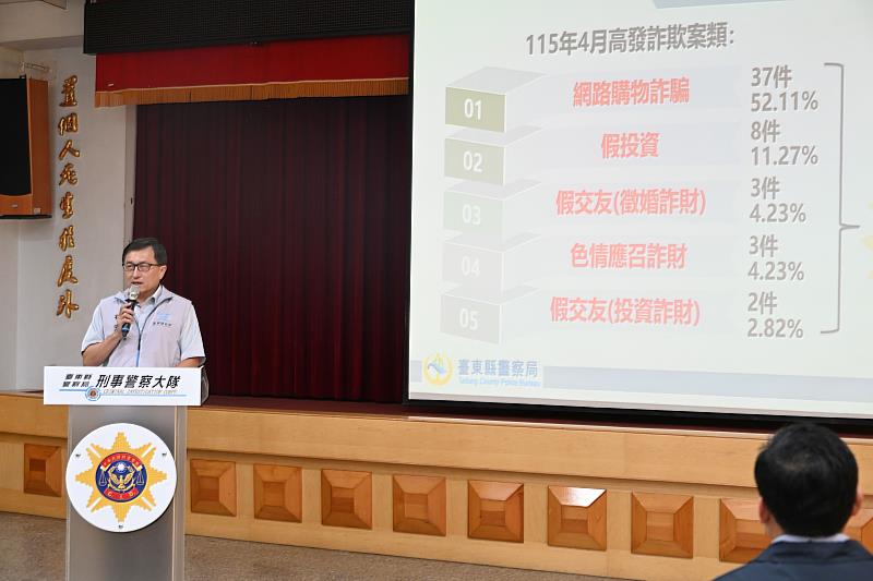 攔阻、查緝並進 東警第一線員警分享防詐實錄 展現守護民眾財產決心