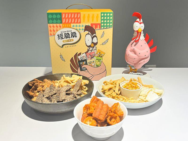 經脆脆餅乾餅禮盒內容充滿台味元素。(圖/經脆脆)