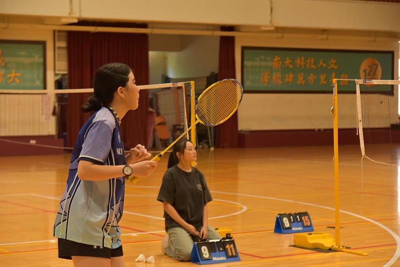 南大原資中心舉辦「德米努盃運動會」，透過羽球競賽與團隊互動，展現原民學生凝聚力與跨文化交流活力。