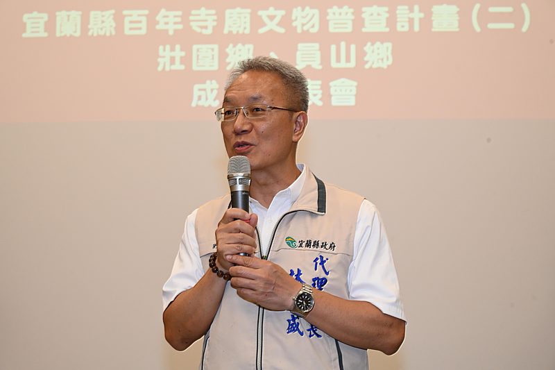 林茂盛代理縣長致詞。