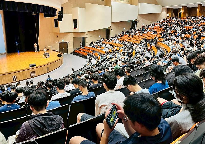 雲科大全校性特殊教育宣導講座活動結合二年級週會辦理。