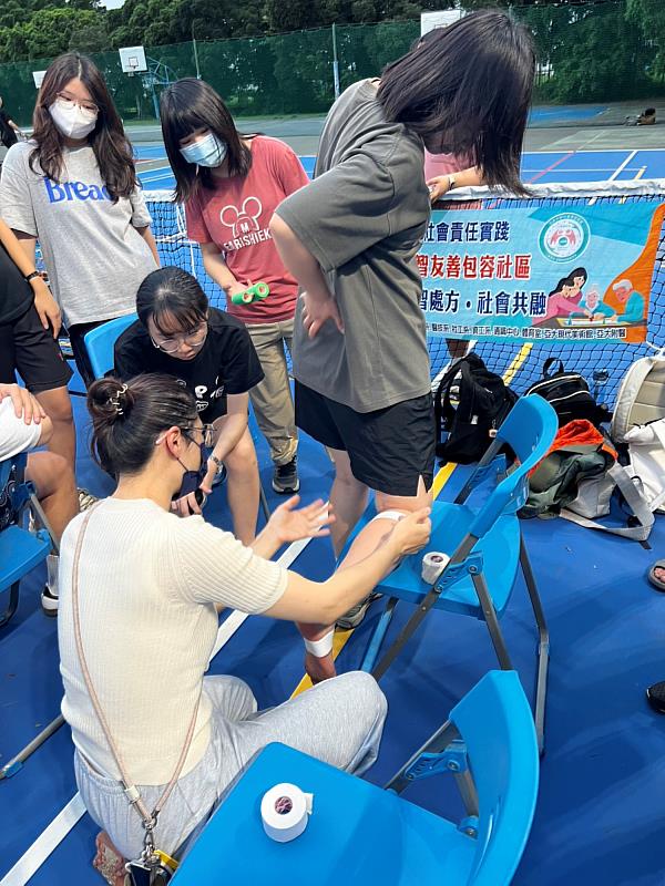 亞大匹克球錦標賽登場 物治系打造場邊防護後盾