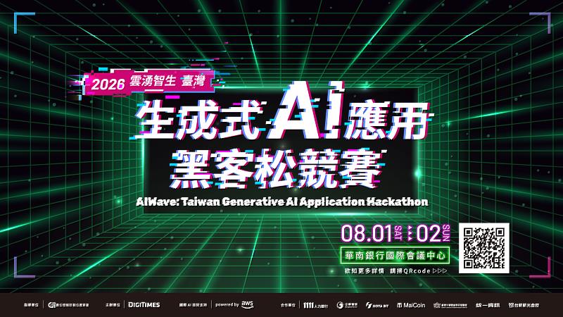 生成式AI落地解題 第3屆雲湧智生黑客松開放報名