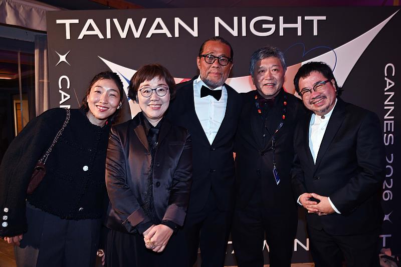 文策院坎城臺灣之夜星光閃爍 是枝裕和、安藤櫻國際影人驚喜現身