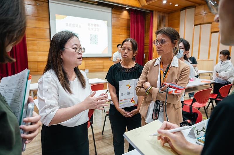 研習會規劃交流時間，開放現場各單位即席提問與經驗分享。