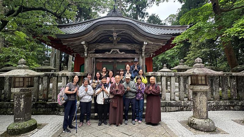 「2026日本天眼草堂旅行禪首發團」巡禮「佛教母山」比叡山延曆寺深度旅遊。（圖由靈鷲山佛教教團提供）