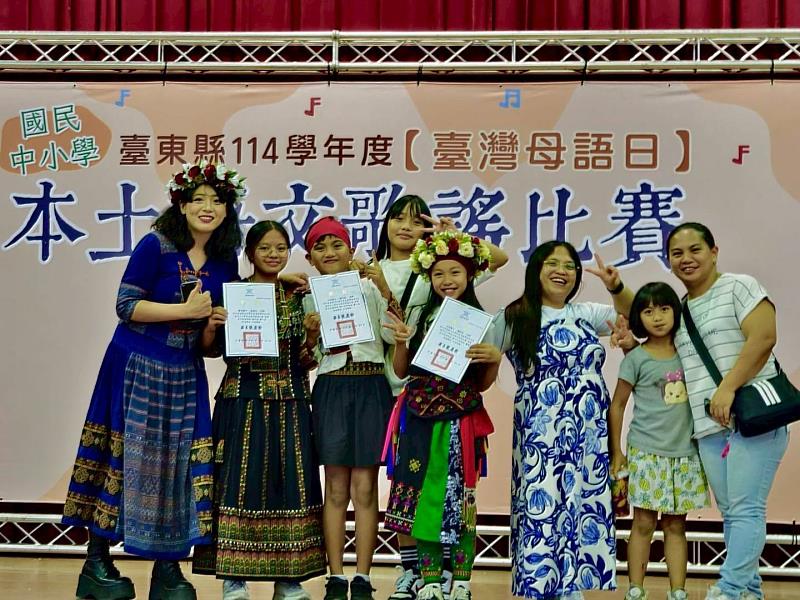 臺東縣國中小學生本土歌謠比賽圓滿落幕