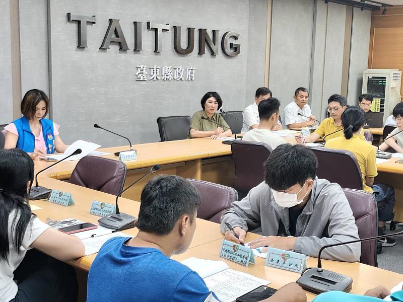 臺東縣5月份道安會報 饒縣長指示端午連假交通疏導措施