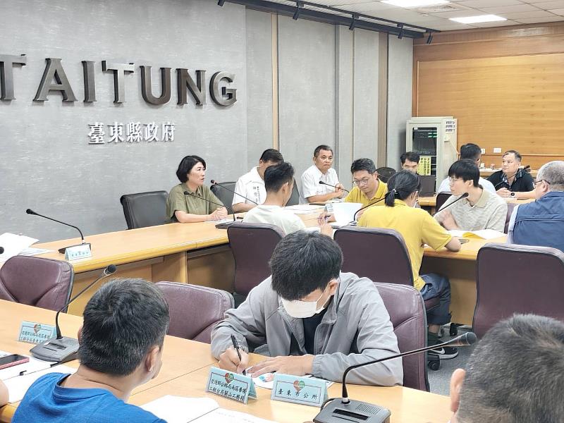 臺東縣5月份道安會報 饒縣長指示端午連假交通疏導措施