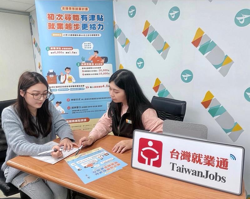 中彰投分署協助青年申請參加「支援青年就業計畫」。