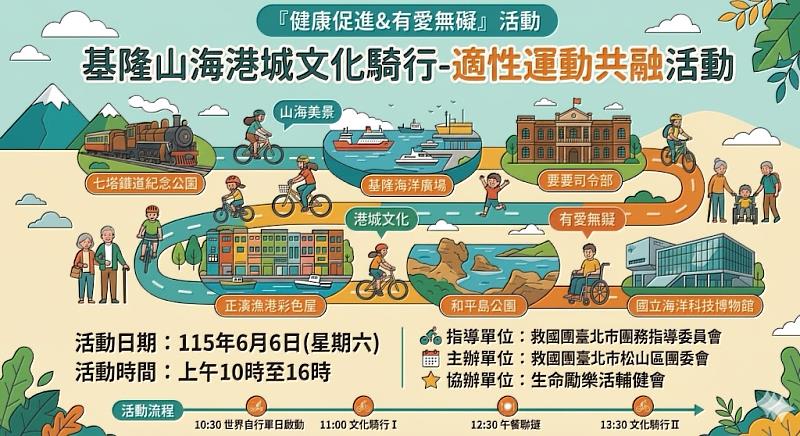 2026世界自行車日「健康促進&有愛無礙」騎行活動