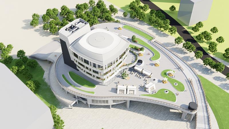 新竹科學教育館示意圖。