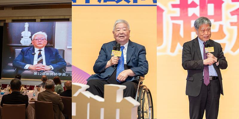 IEAT林副理事長宏銘、將帥班許顧問士軍、呂顧問鴻德歡迎34位企業菁英加入將帥班。