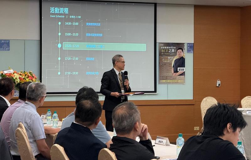 雲科大永續發展暨價值管理中心主任陳昭宏致詞