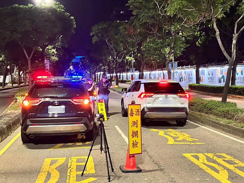 竹市警察局連續3日擴大取締毒酒駕與威力掃蕩。