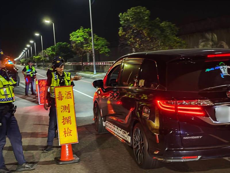 竹市警察局連續3日擴大取締毒酒駕與威力掃蕩。