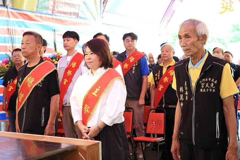 北門口先天宮迎五年千歲聖誕千秋 黃敏惠市長循古禮參香祈福