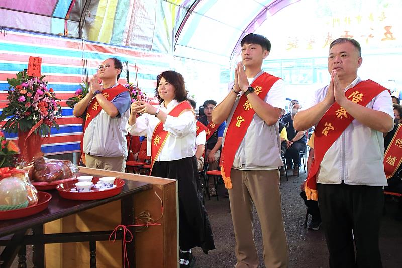 北門口先天宮迎五年千歲聖誕千秋 黃敏惠市長循古禮參香祈福