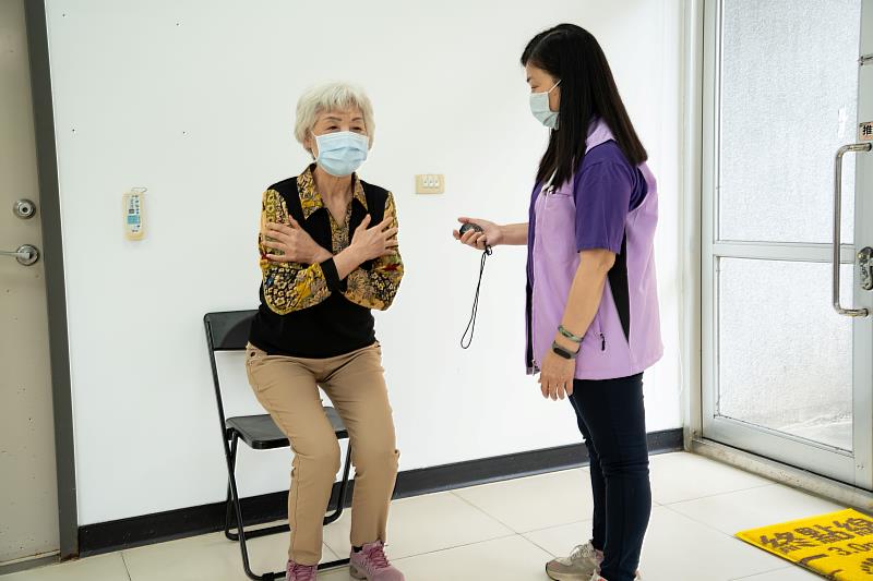 長者行動能力檢測。
