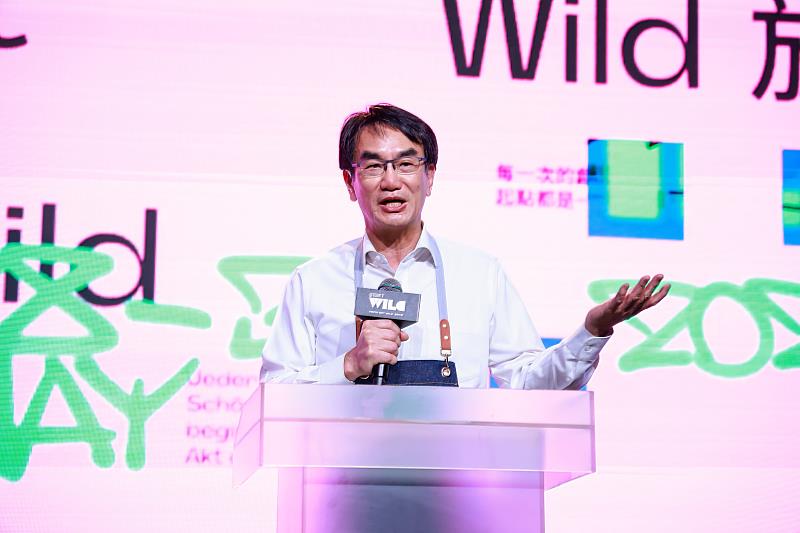 數位發展部林宜敬部長於放視大賞開幕典禮中勉勵所有青年創作學子。