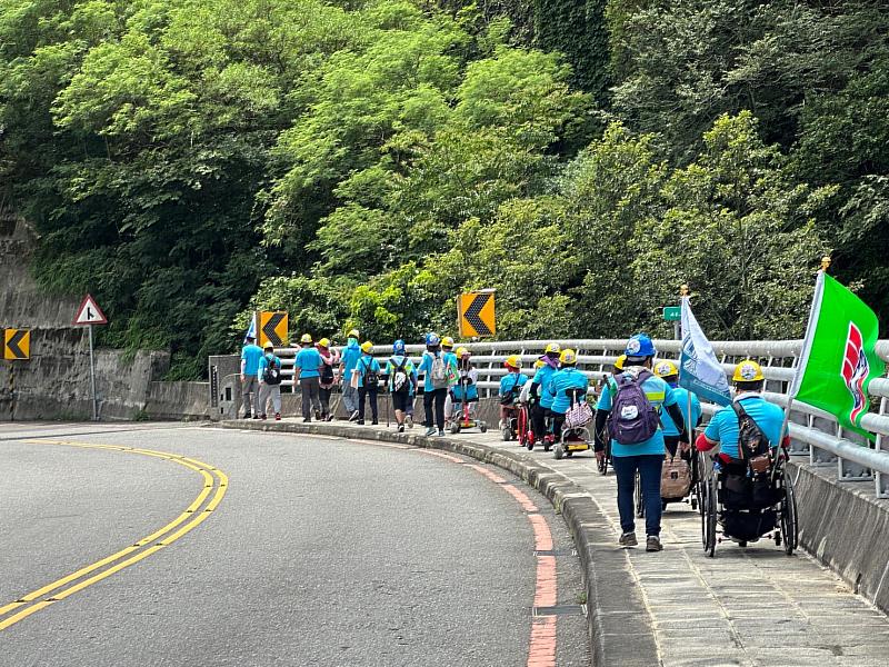 北橫公益健行正式啟動 邀請身障青年與志工攜手挑戰