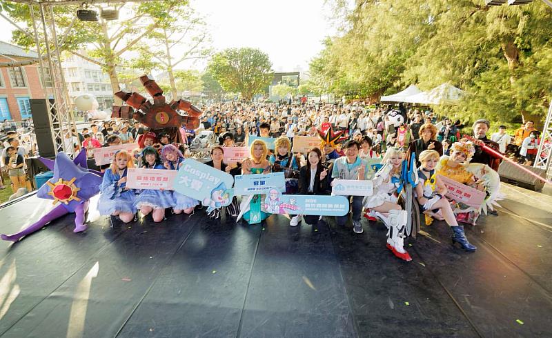 《漫人祭－2026新竹國際動漫節》Cosplay大賽頒獎合影。