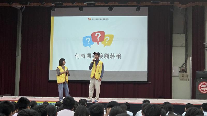 青春拒檳更健康 200名學生熱情響應OX大作戰