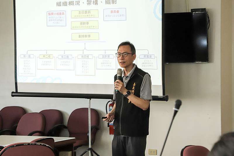 中選會主委游盈隆視察嘉義縣2026年地方公職人員選舉準備情形