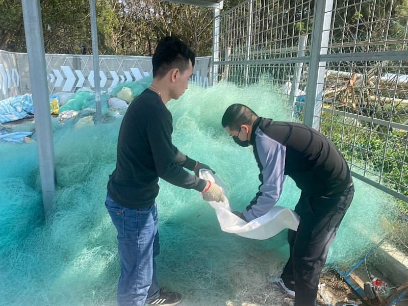 培育廢棄漁網回收再利用種子教師。