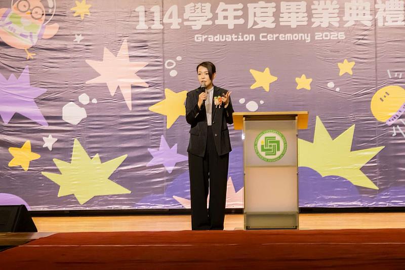 市長高虹安致詞並祝福所有畢業生。