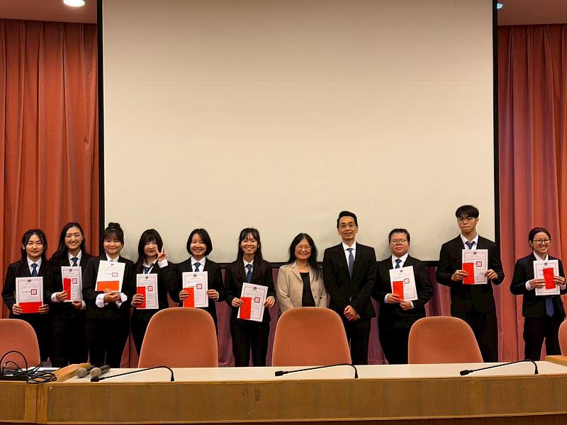 文化大學頒發114年海青班第2學期學行優良獎學金，表揚品學兼優學生，肯定其優異表現與學習成果。