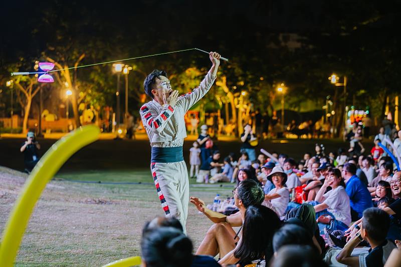 嘉義文化公園FOCASA馬戲團演出。
