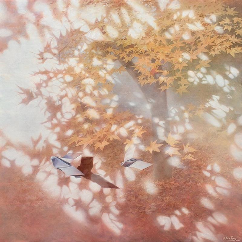 ART TAIPEI x COMPUTEX「Art Connected：藝術連線」傳承藝術中心 蔡函庭 日日的念想XXVII 秋光  Daily Wonder XXVII：Fall Light