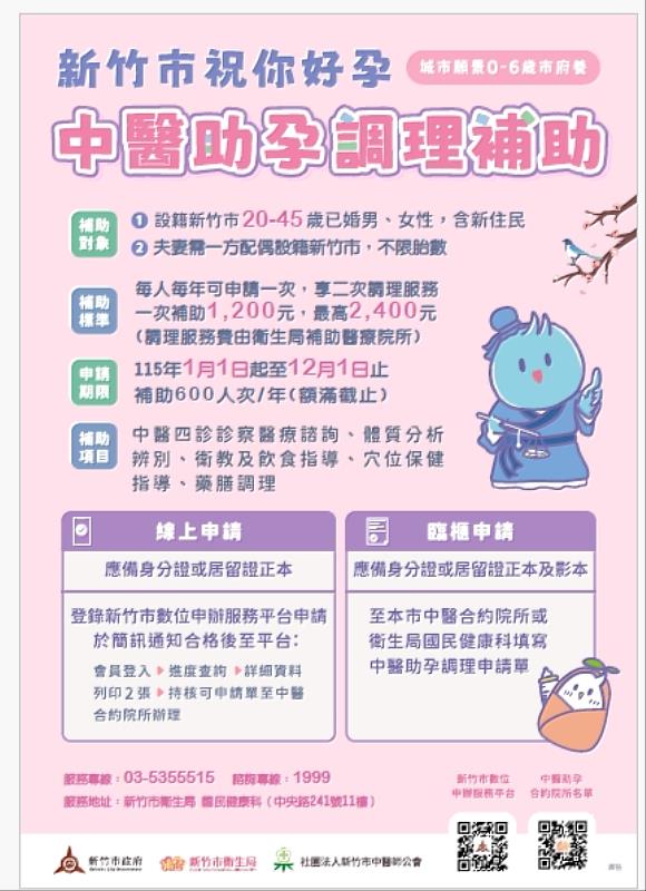 中醫助孕調理補助EDM
