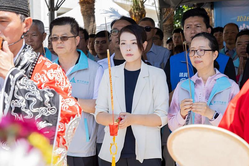 高虹安市長祈福賽事圓滿順利、選手平安。