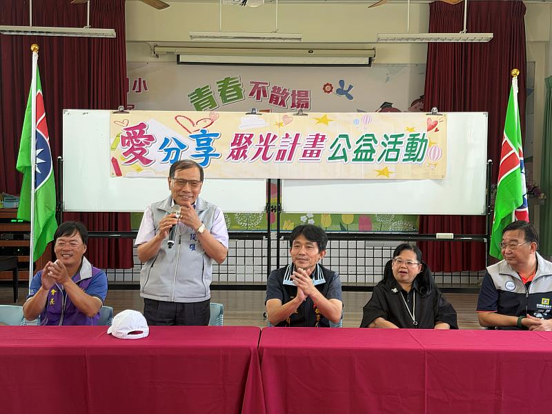 東石鄉公所林俊雄鄉長致詞。