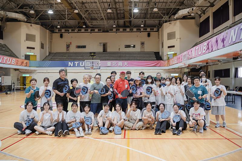 北商大推樂齡匹克球 培養學生同理心與人際互動