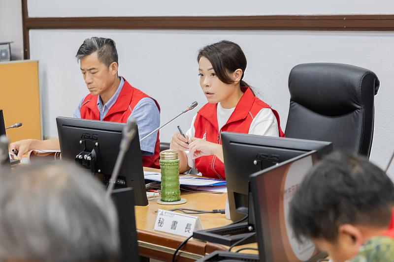市長高虹安於今（5）日召開防汛整備會議。