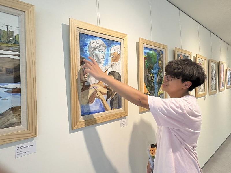 臺東寶桑國中美術班第15屆成果美展 藝文中心登場