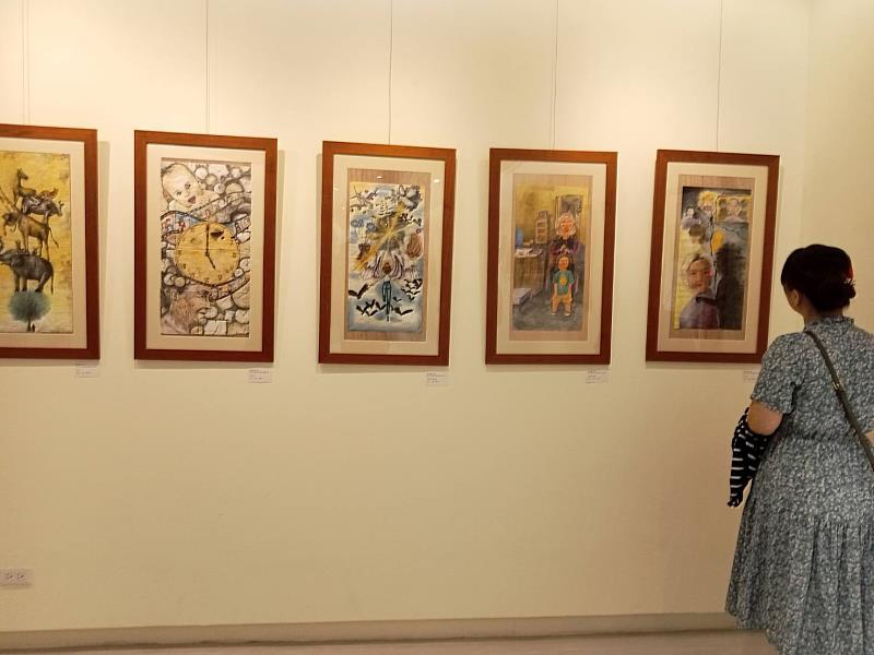 臺東寶桑國中美術班第15屆成果美展 藝文中心登場