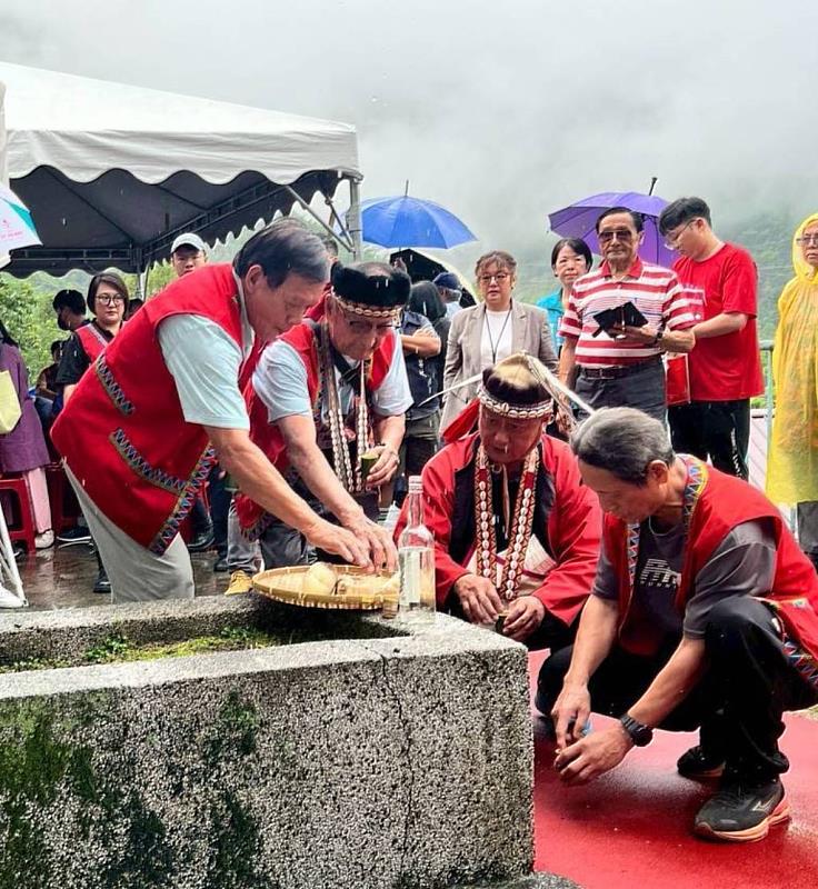 阿里山鄉來吉衛生室重建工程敲磚祈福典禮