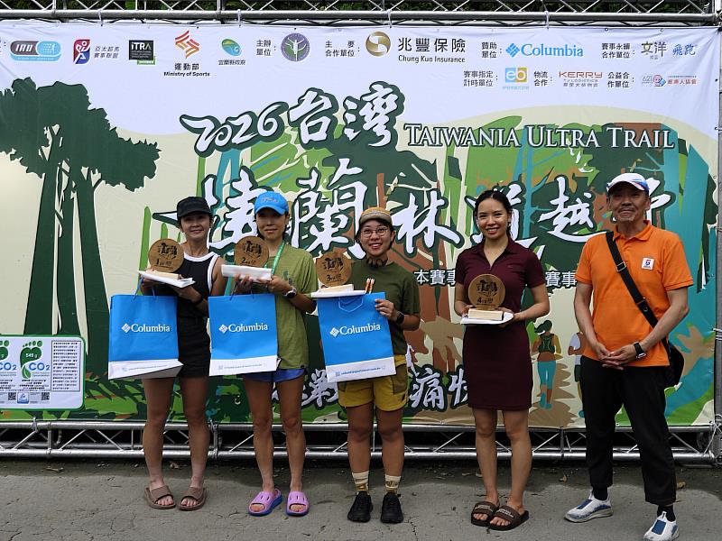 台灣女將許瑨庭與陳奕伶技壓群雌，分別拿下75公里女子第1名與第3名，讓台灣在總排名前3名中占有兩席！