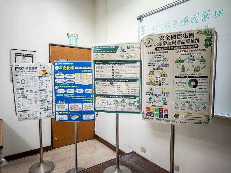 ESG據點職前訓練學員專題成果。