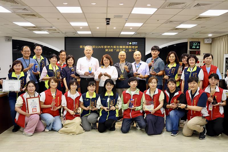 嘉義市衛生醫療奪全國佳績 21獎項展現守護全齡市民健康成果